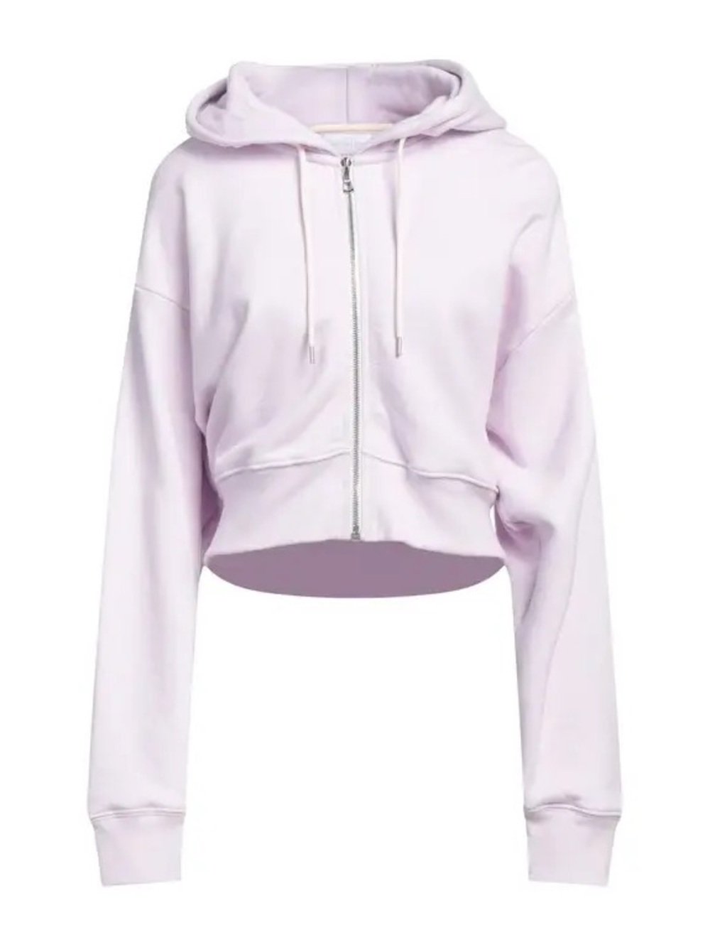 french terry zip-up hoodie
